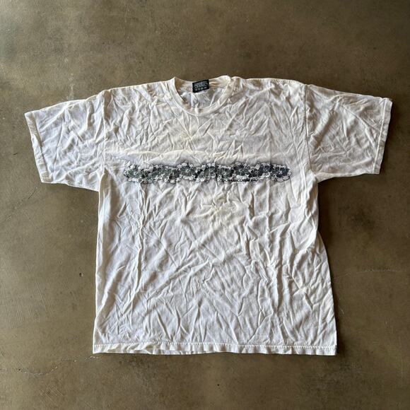 VINTAGE 90S Y2K QUIKSILVER AOP FLORAL SURF T-SHIRT SKATE HAWAII GRAPHIC MENS XL - Picture 2 of 5